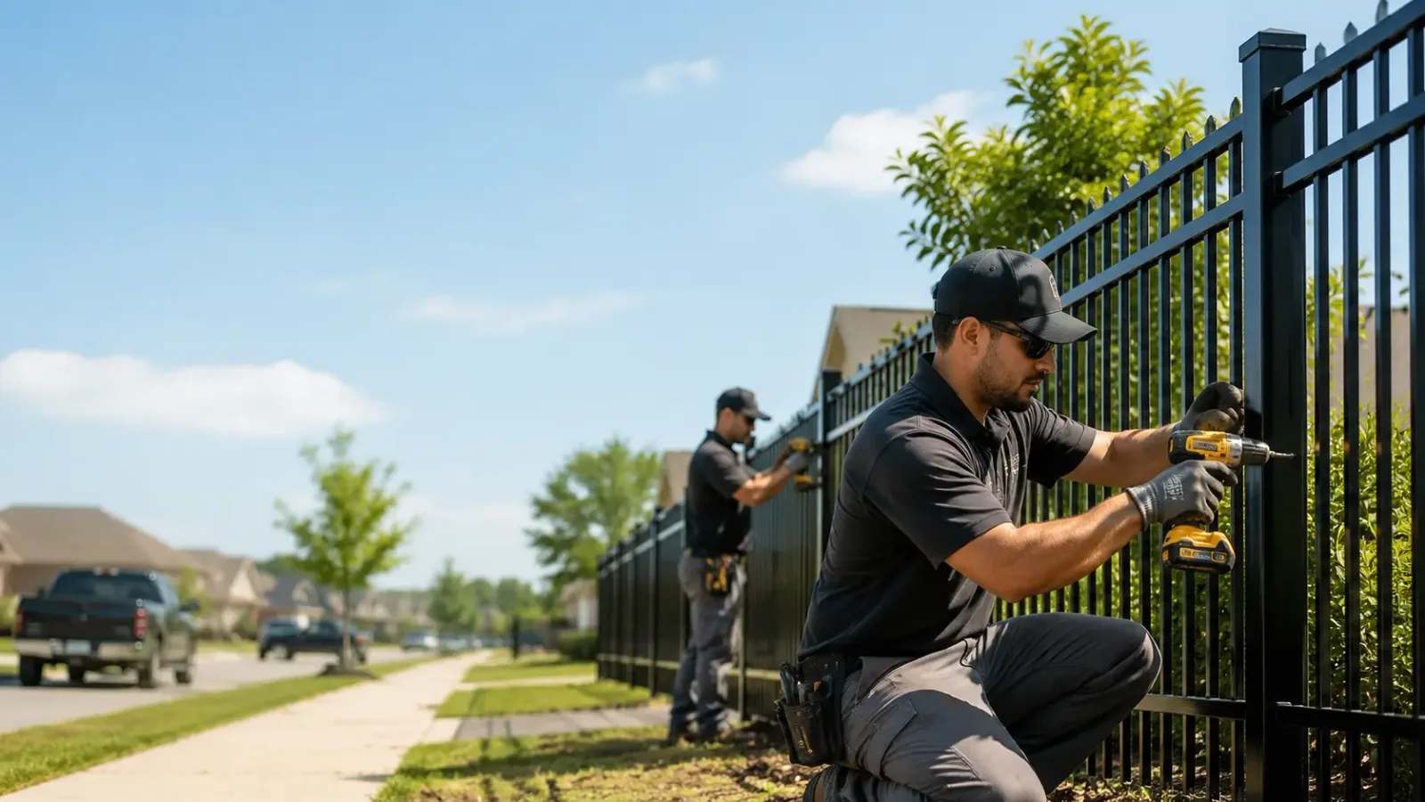 Metal Fence Installation in Shelby, IN
